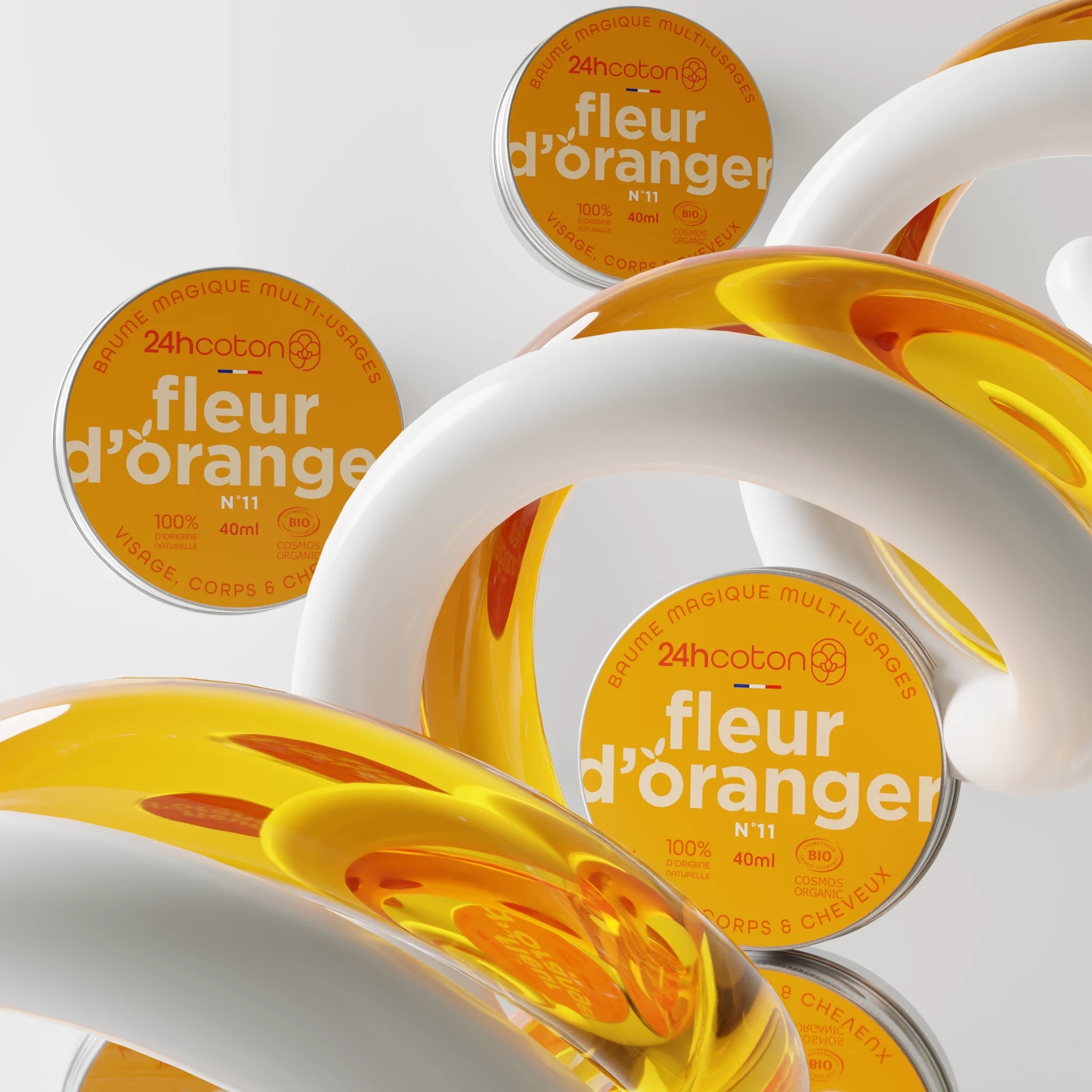 Baume Magique Multi-Usages PACK DE 3– FLEUR D’ORANGER