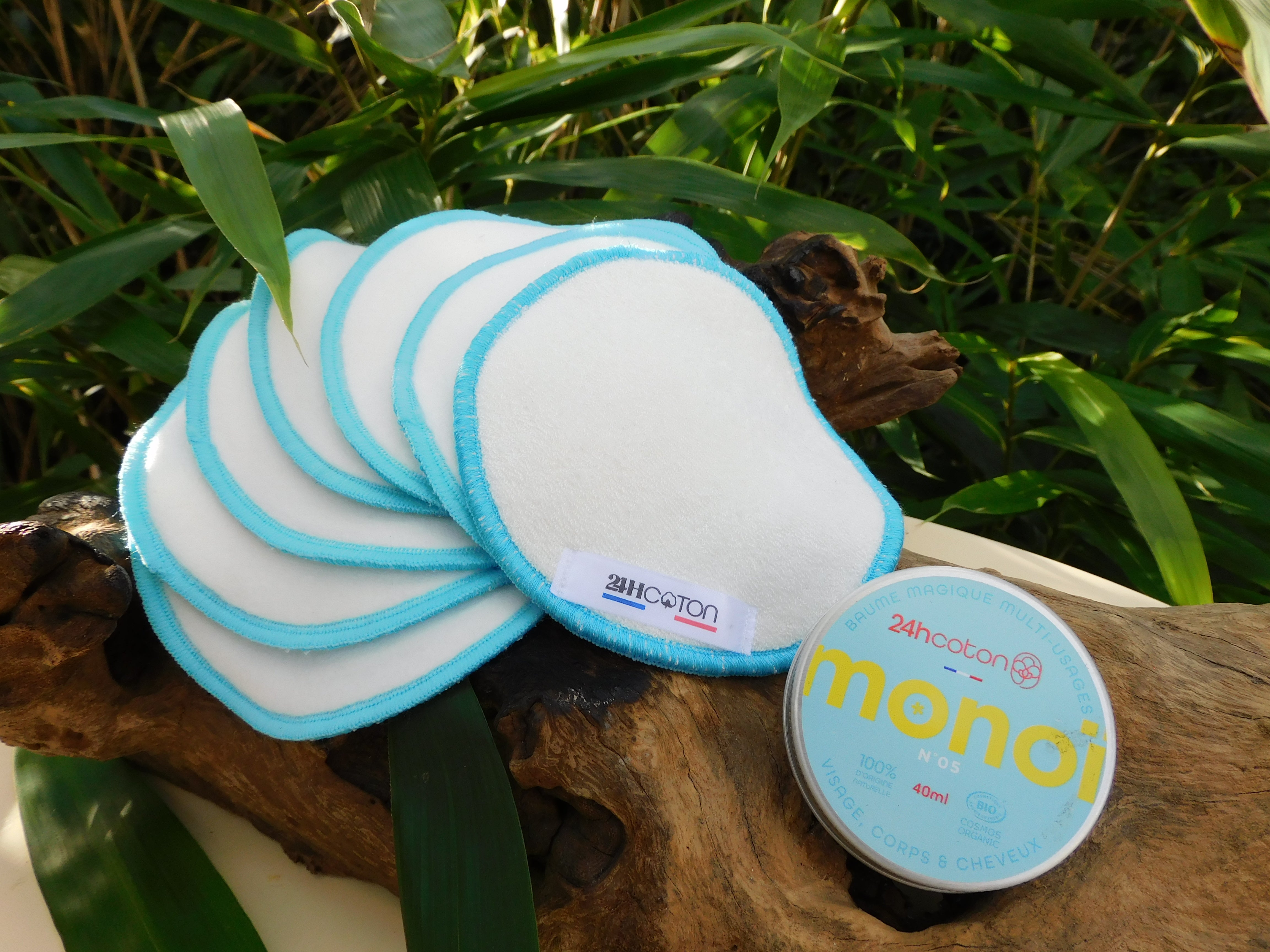 Coton démaquillant (7 Carrés démaquillants)