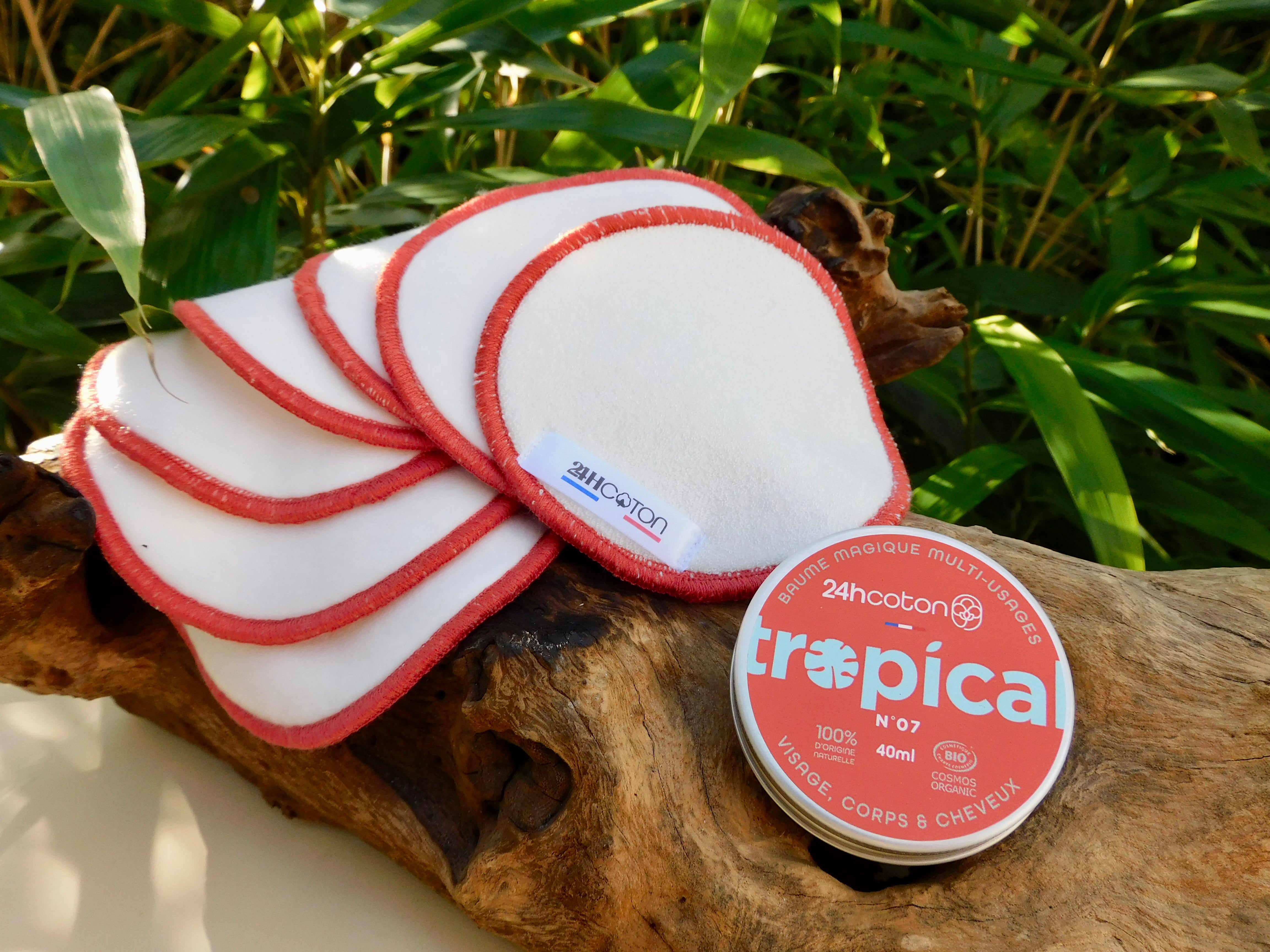 Coton démaquillant (7 Carrés démaquillants)