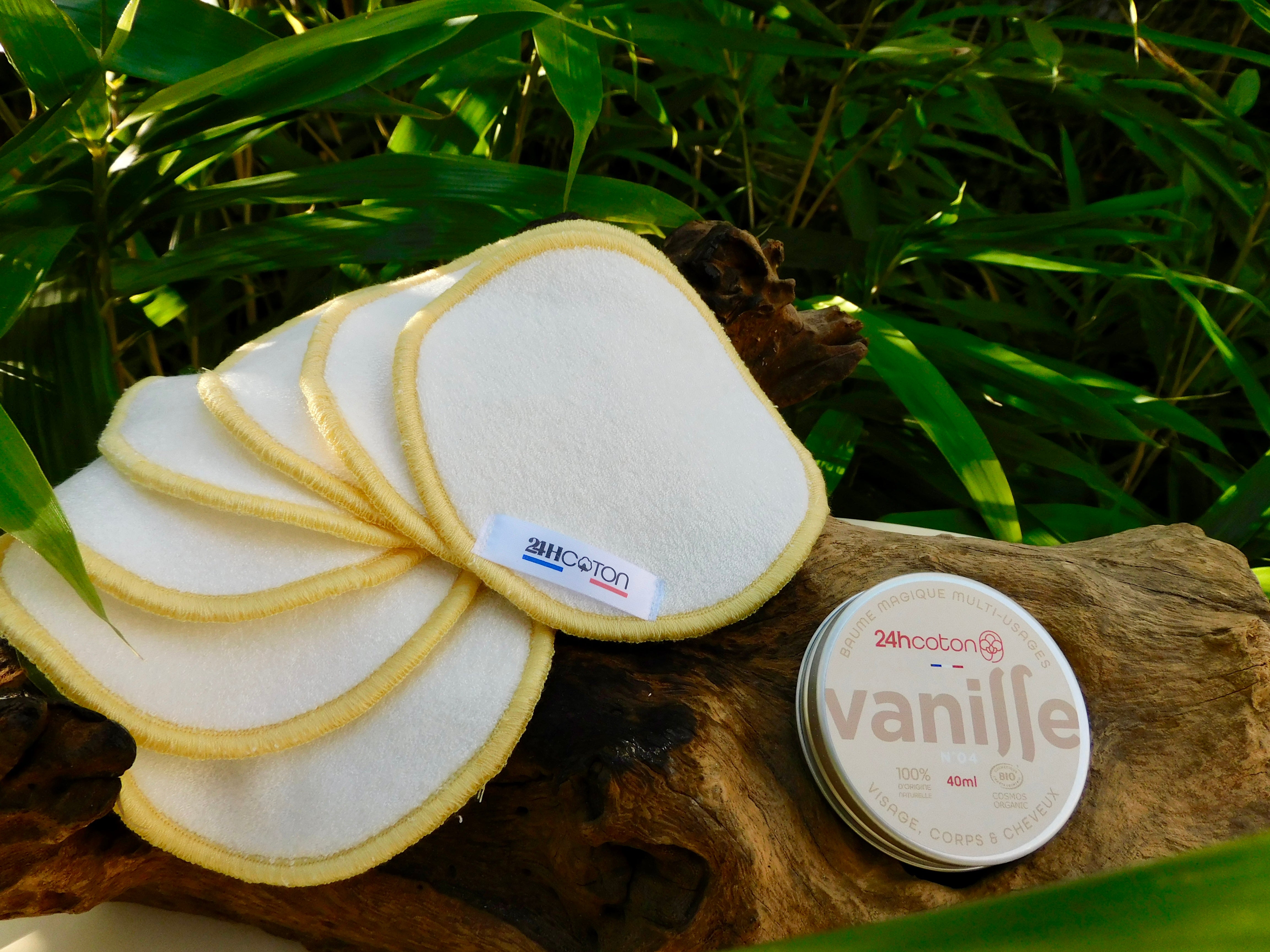 Coton démaquillant (7 Carrés démaquillants)