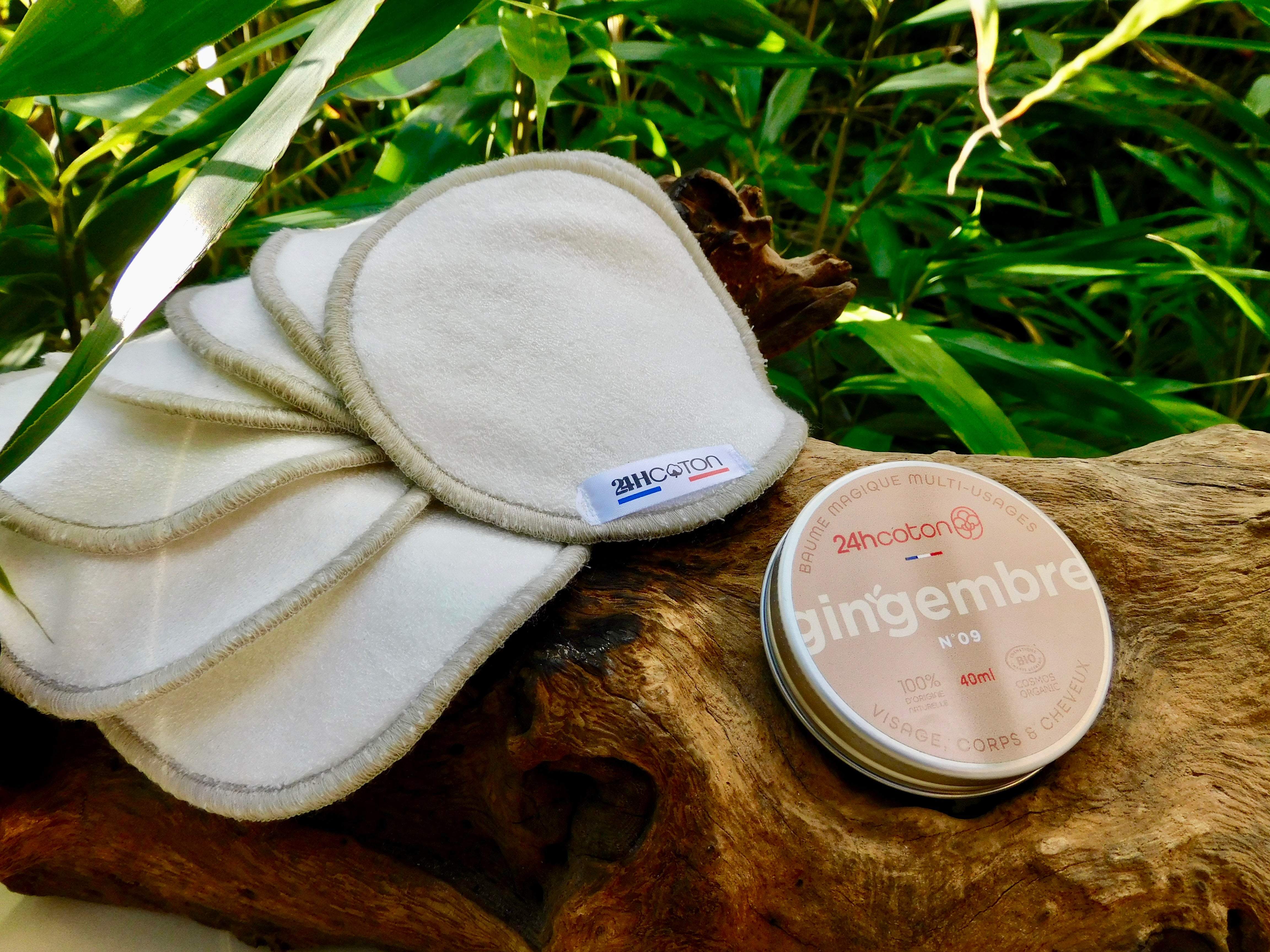 Coton démaquillant (7 Carrés démaquillants)