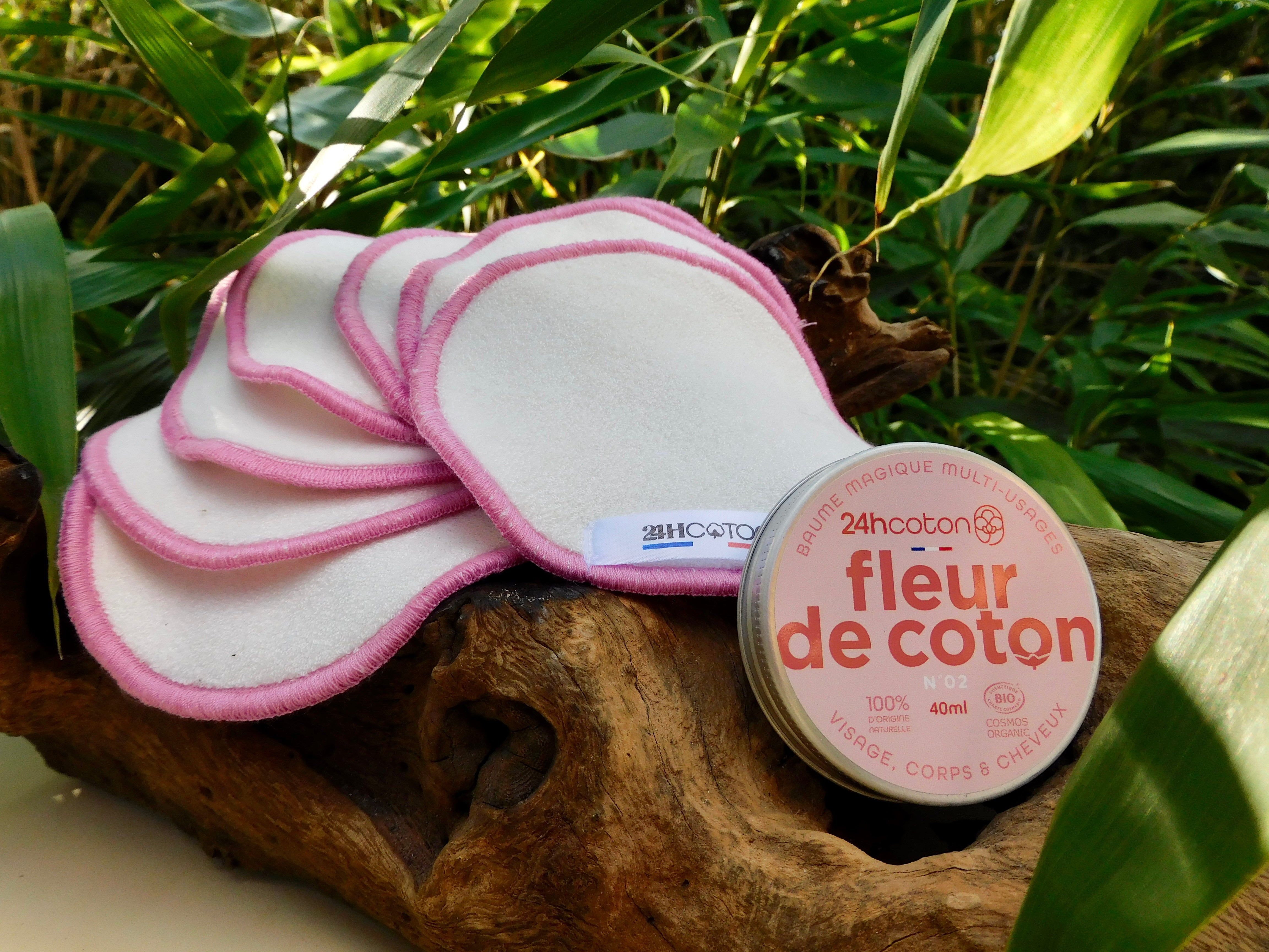 Coton démaquillant (7 Carrés démaquillants)