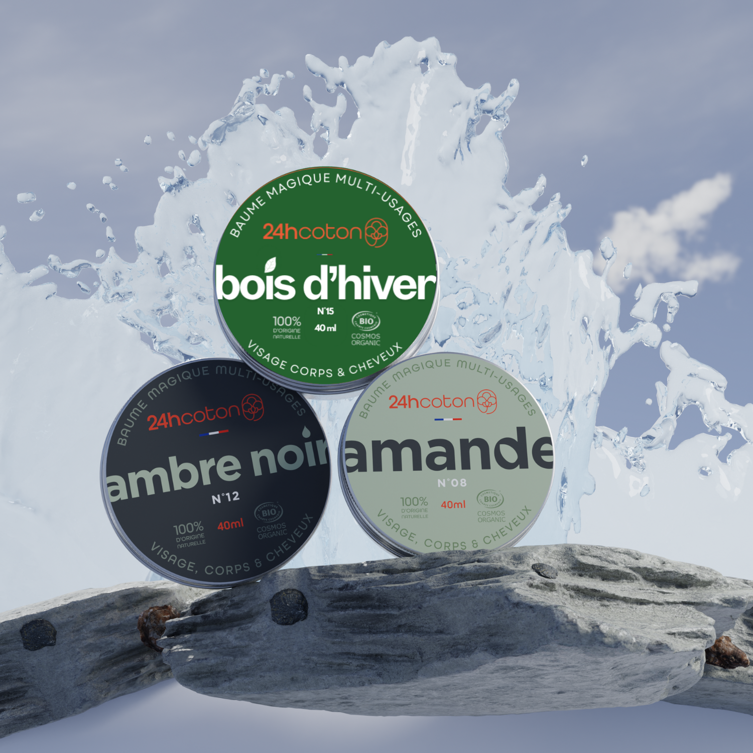 Baume Magique Multi-Usages HOMME– PACK DE 3