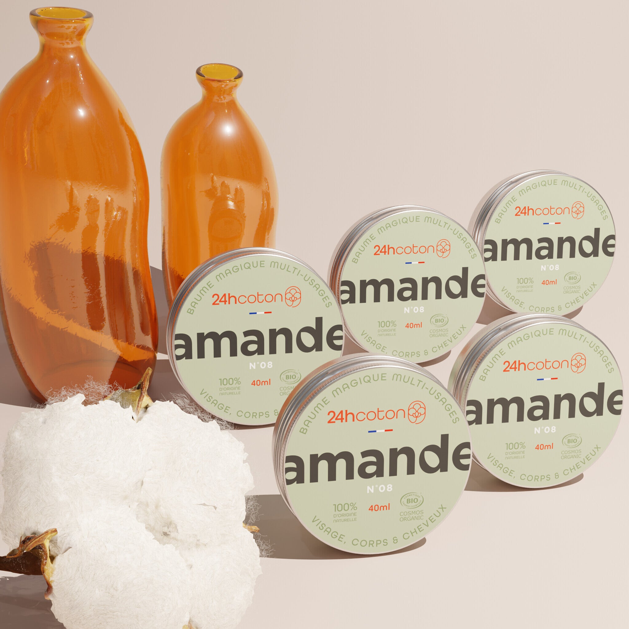 Baume Magique Multi-Usages PACK DE 5– AMANDE