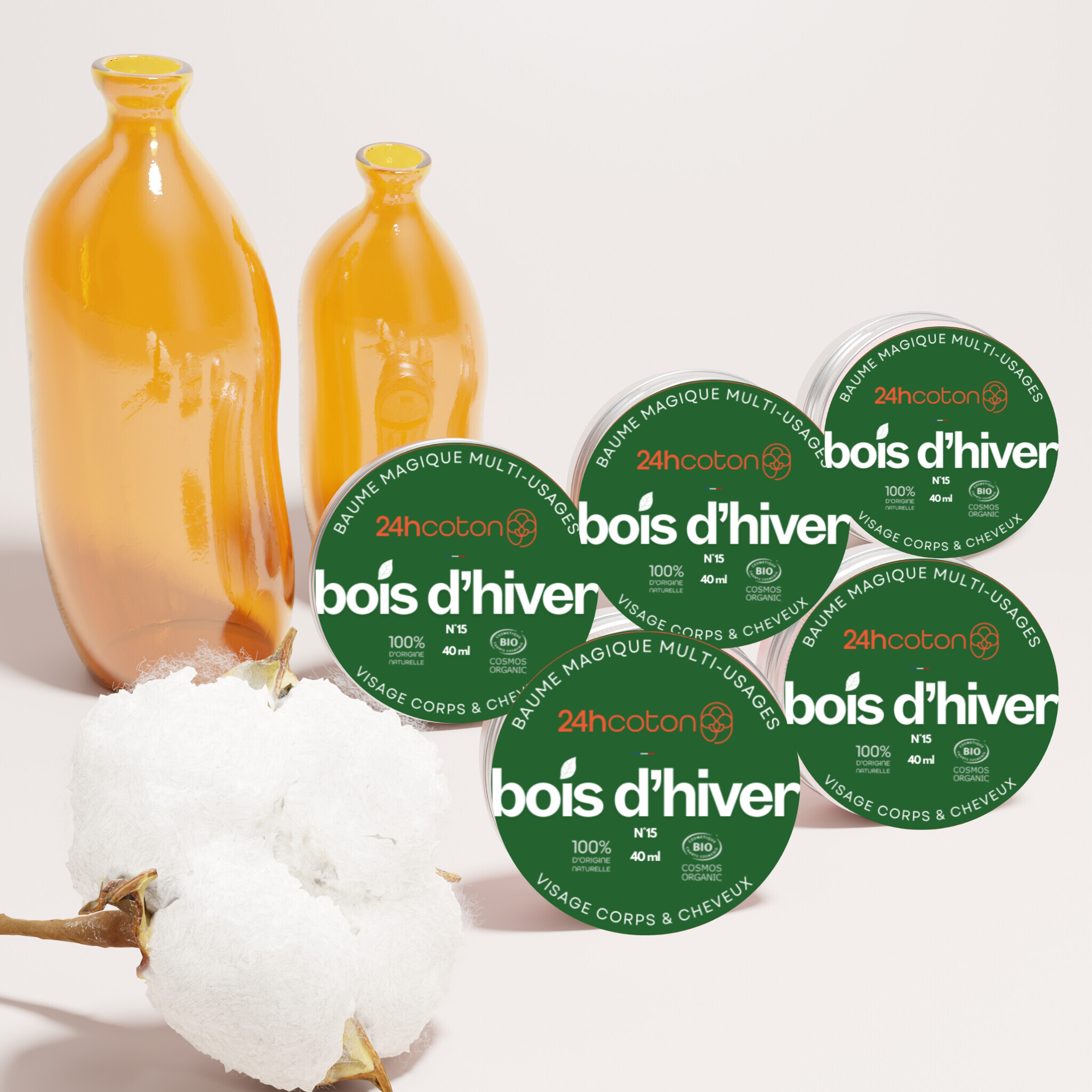 Baume Magique Multi-Usages PACK DE 5– BOIS D’HIVER