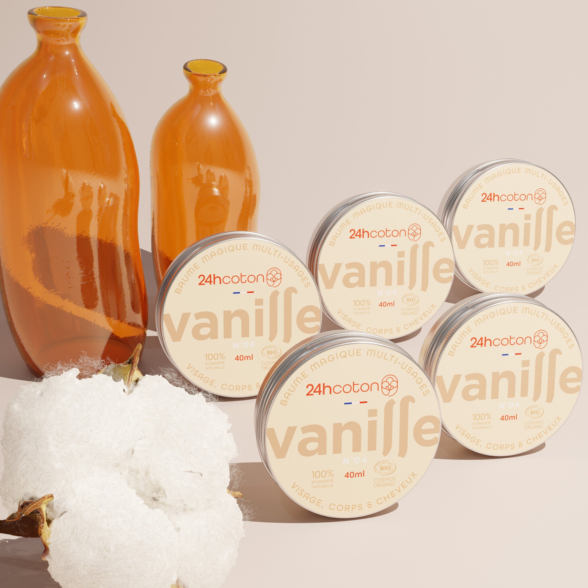 Baume Magique Multi-Usages PACK DE 5– VANILLE